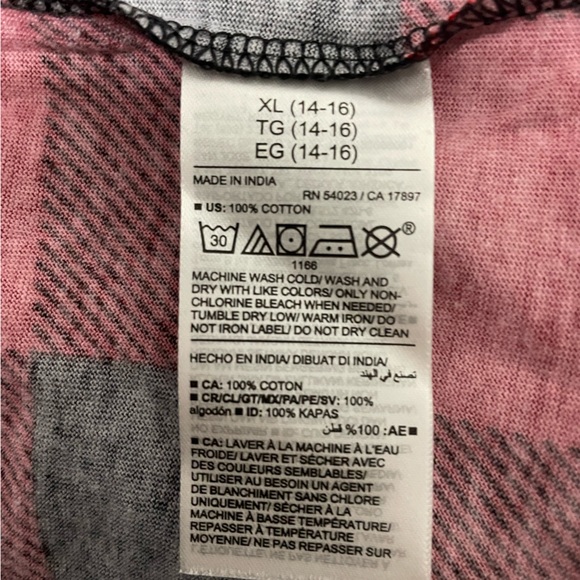 Old Navy Girls Size XL Buffalo Plaid Dress NWT - Picture 5 of 5